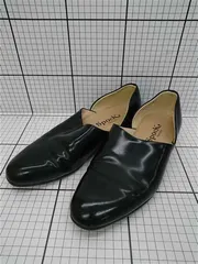 ◇ Θ 【ハルタ Haruta】Spock スポックシューズ ブラック系 25.5cm メンズ 本革 ローファー E  【1509190004465】