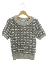 ルネ 6122300 ニット 36 グレー ツイード IT4LX1PMFT4W