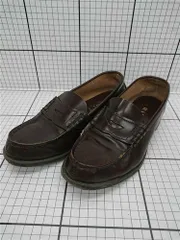 ◇ Θ 【ハルタ HARUTA】コインローファー 本革 ダークブラウン系 メンズ 24.5cm 日本製 E  【1509190015676】