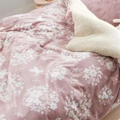 ベルーナ(BELLUNA) 掛け布団カバー あったか フランネル シープボア 毛布 吸湿発熱 抗菌防臭 寒さ対策 暖かい 冬用 北欧柄 モコモコ 柔らかい 快適 洗える ウォッシャブル もうふにもなる アニマル 裏面ボア 布団カバー おしゃれ 暖かい かわいい