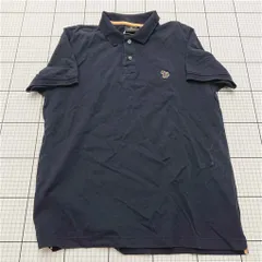 ◇ ⊂ ポール・スミス Paul Smith PS ポロシャツ ネイビー系 メンズ Lサイズ E  【1511110027553】