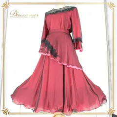 社交ダンス 衣装 スタンダード 上下セット ツーピース レッスンウェア パーティ衣装 U:NA ユーナ ブラック系 ピンク系 ラインストーン 黒 レッスン用 ダンスウェア エレガント 結婚式 お呼ばれ フォーマル 体型カバー スカート付き 着心地良い 軽量