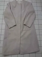 ◇ ⊇ テチチ Te chichi TERRASSE ノーカラーコート ライトベージュ系 フリーサイズ レディース E  【1511110030751】