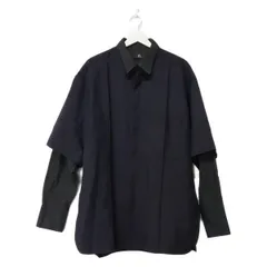 Y’s....(ワイズビー) 長袖シャツブラウス サイズ3 L レディース美品  - ダークネイビー×黒 重ね着風