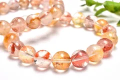 希少錦鯉◇高発色 オーロラクォーツ(ライモナイトインクォーツ)　13mm　ブレスレット 1個売り パワーストーン 天然石 _BG6192-13