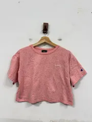 (L)チャンピオン レディース クロップド 半袖Tシャツ