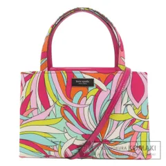 kate spade ケイトスペード フラワー 2WAY ハンドバッグ ナイロン レディース [中古]