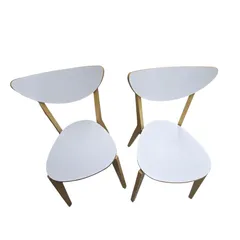 11 S00350 IKEA ノールドミーラ チェア ホワイト ダイニングチェア 2脚セット 家具