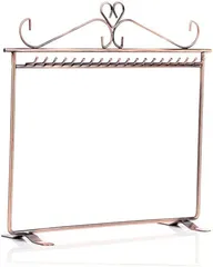 ziparich ネックレス アンティーク スタンド アクセサリー収納 19フック