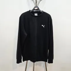 プーマ ブラック 起毛 スウェット L