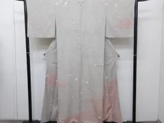 P41016　上品な　手描き友禅　付下げ　袷　ｃ