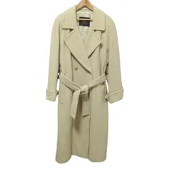 美品 Burberrys バーバリーズ ヴィンテージ ウール ダブルブレスト コート サイズ9AR ベージュ レディース 古着 中古 USED