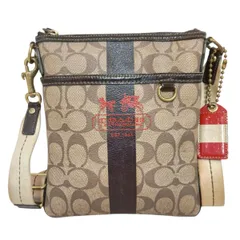 COACH(コーチ) ショルダーバッグ 40924 ブラウン×ベージュ レザー