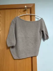 THETIS アシンメトリー オフショルダー ニット