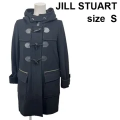 ■ ジルスチュアート JILL STUART ダッフルコート フード付き 黒 毛 S レディース S5X596のサムネイル