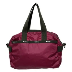 LESPORTSAC(レスポートサック) ハンドバッグ - ピンク×ダークブラウン ミニバッグ