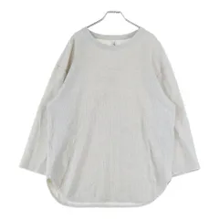 blurhms (ブラームス) ROUGH&SMOOTH THERMAL BASEBALL TEE ラフアンドスムース サーマル 長袖Tシャツ カットソー ライトグレー bROOTS24F31S25のサムネイル
