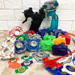 【まとめ売り】バク転シュート ベイブレード 初期 初代 ジャンク ガルズリー トライグル ドライガー ドラシエル ドランザー ドラグーン  ランチャー ウェイト ビットチップ 平成 玩具 レトロ タカラトミー