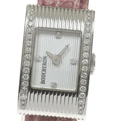 訳ありブシュロン Boucheron リフレ 4P ダイヤベゼル クォーツ レディース_838701のサムネイル