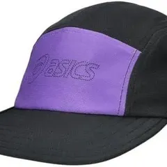 アシックス　Running　キャップ/ハット　ランニング５パネルキャップ　3013B176　002　パフォーマンスブラックｘエドムラサ   サイズL／XL