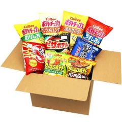 訳あり カルビー人気スナック9種×3袋アソートセット(27袋(9種×3袋)) ケース販売 1ケース 箱破れ シール跡あり 【北海道/沖縄/離島発送不可】