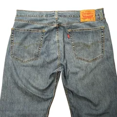 LEVI'S 505 COOL ストレッチ テーパードデニム 涼ジーンズ 薄手 ブルー サイズW36 メンズXXL リーバイス