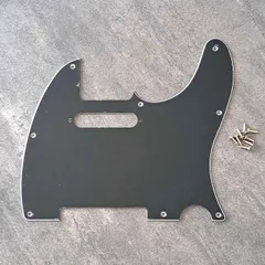 テレキャスターピックガード(ネジ付き)  アメリカン/メキシカンフェンダースタンダードテレキャスタースタイルエレキギター用