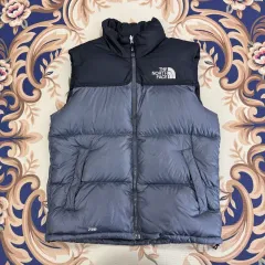 (M)00s THE NORTH FACE ザノースフェイス 700 ヌプシ ダウンベスト (グレー)