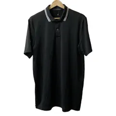 RLX(RalphLauren)(ラルフローレン) 半袖ポロシャツ サイズS メンズ美品  黒×白