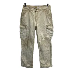 Carhartt ワークパンツ W34 ライトベージュ カーハート ジップアップ カーゴパンツ 無地 コットン 2511-386