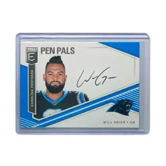 PANINI NFLカード DONRUSS ELITE WILL GRIER PANTHERS #PP-WG 送料無料 中古 IT2