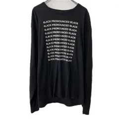 tultex 長袖 プリントTシャツ XL ブラック プルオーバー アニマル クマ カットソー ロンT トップス 春物 a711-6593のサムネイル