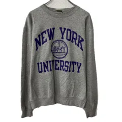 Champion プリントスウェット トレーナー M グレー チャンピオン カレッジ カットソー トップス 秋物 a711-6595