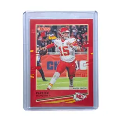 PANINI NFLカード DONRUSS PATRICK MAHOMES II CHIEFS #1 送料無料 中古 IT2