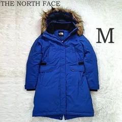 美品 THE NORTH FACE ノースフェイス ダウンジャケット Mサイズ レディース 韓国限定 PRHEAT ブルー 青 ファー フード ダウンコート