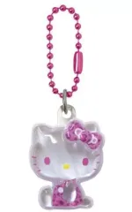 【新品】キーホルダー ハローキティ ヒョウ柄/ピンク ぷっくりったいプチボールチェーン 「サンリオキャラクターズ」