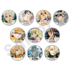 【新品】バッジ・ビンズ 【ボックス】Dr.STONE トレーディングキラキラ場面写缶バッジ