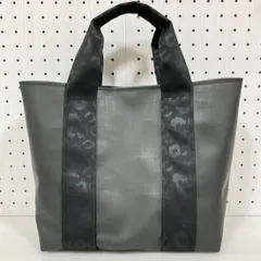 ハンドメイド＊トートバッグ フェイクレザー 持ち手ブラックレオパード(1128)