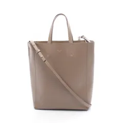 セリーヌ CELINE トートバッグ バーティカル スモール カバ 189813 グレージュ レザー バーティカル カバ スモール レディース Used B