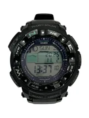 CASIO (カシオ) PROTREK (プロトレック) 電波ソーラー ブラック カーボン PRW-S2500 家電/199