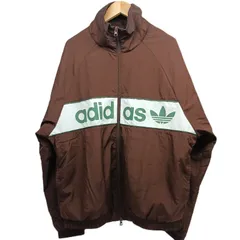 adidas Originals アディダス オリジナルス ナイロンジャケット ウインドブレーカー ブラウン XLサイズ
