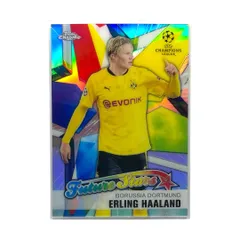 TOPPS サッカーカード CHROME ERLING HAALAND BORUSSIA DORTMUND #FS-EH 送料無料 中古 IT2