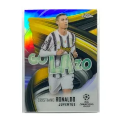 TOPPS サッカーカード CHROME CRISTIANO RONALDO JUVENTUS #GOL-CR 送料無料 中古 IT2