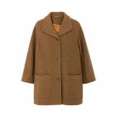 ほぼ未使用✨　アクアスキュータム　チェスターコート　ブラウン　ウール　カシミヤ アクアスキュータム カシミア100％コート