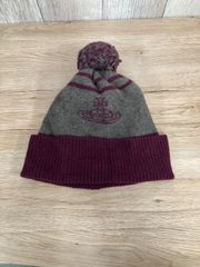 Vivienne Westwood ニット帽 ビーニー ポンポン付き - メルカリ