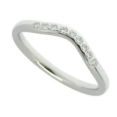 ティファニーカーブドプラチナリング　8号　新品仕上げ　無傷未使用に近い エルサ・ペレッティ カーブド バンドリング プラチナ | Tiffany & Co.