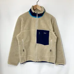 patagonia パタゴニア ボアジャケット クラシック レトロX 23055 古着 カジュアル メンズ Sサイズ アイボリー アウター A15372◆