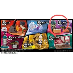 HUNTER×HUNTER メレルム 開封 展示 ミニ フィギュア スタンド デスクトップ