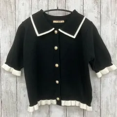 【 Emsexcite 】エムズエキサイト 半袖ニットブラウス