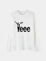 「eee」  Tシャツ 100%コットン ドラゴンクエスト ネタ パロディ ふざけtシャツ ギャグtシャツ おもしろTシャツ おもしろグッズ ドラゴンクエスト メンズ レディース 面白いパンダグラフィックTシャツ 長袖 洗濯機可